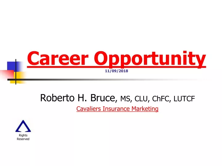 career opportunity 11 09 2018