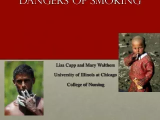 Dangers of smoking