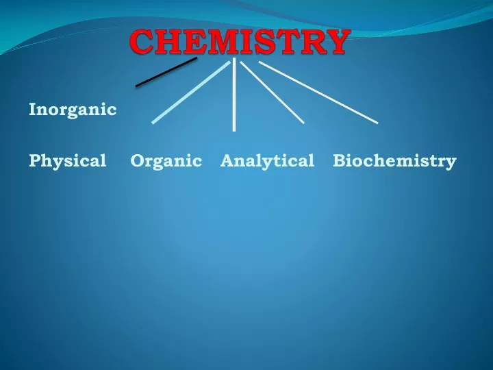 chemistry