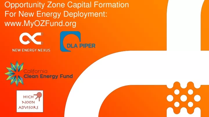 opportunity zone capital formation for new energy