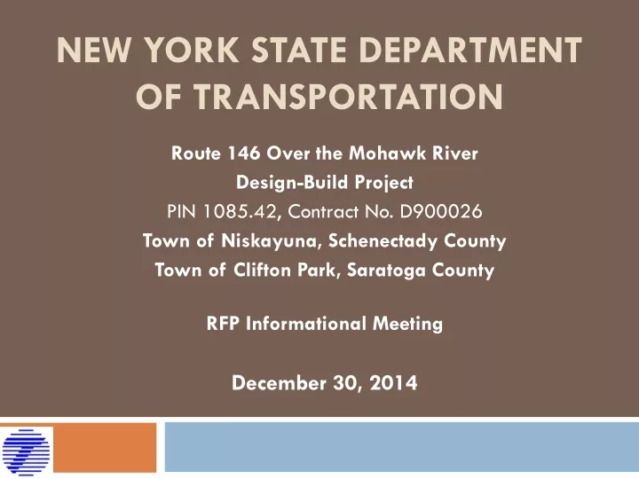 new york state department of transportation