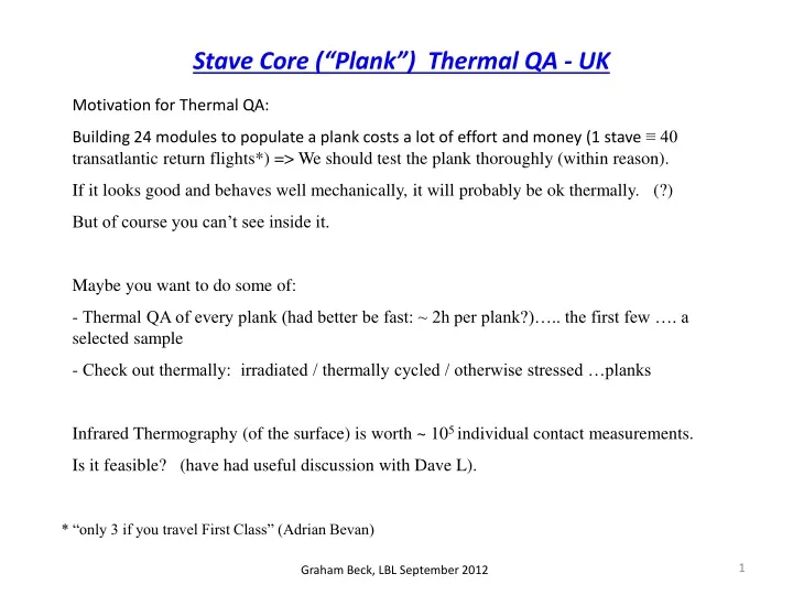 stave core plank thermal qa uk
