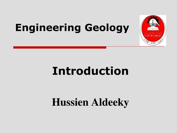 engineering geology