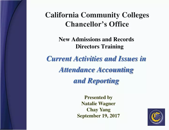 california community colleges chancellor s office