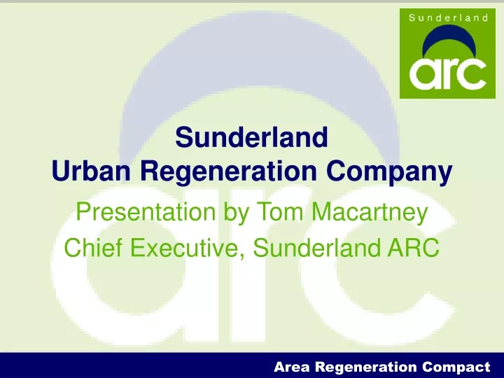 sunderland urban regeneration company