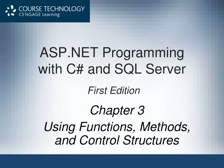 asp net programming with c and sql server first edition