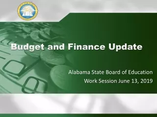 Budget and Finance Update