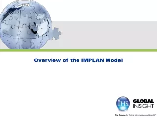 Overview of the IMPLAN Model