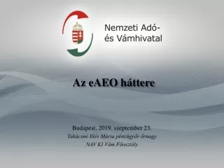 Az  eAEO  háttere