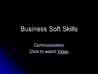 Business Soft Skills