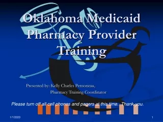 Oklahoma Medicaid Pharmacy Provider Training
