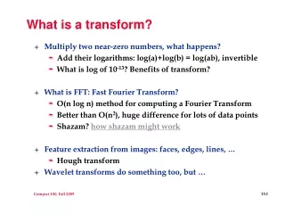 What is a transform?