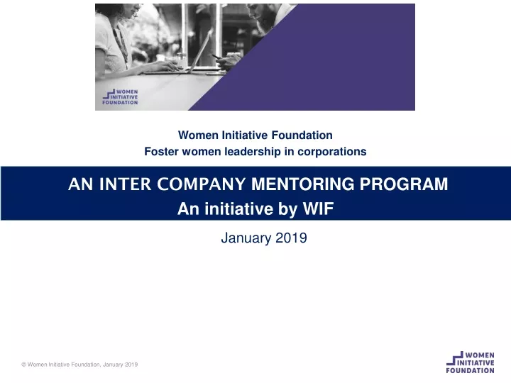 an inter company mentoring program an initiative