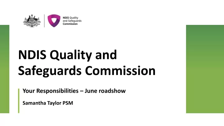 ndis quality and safeguards commission