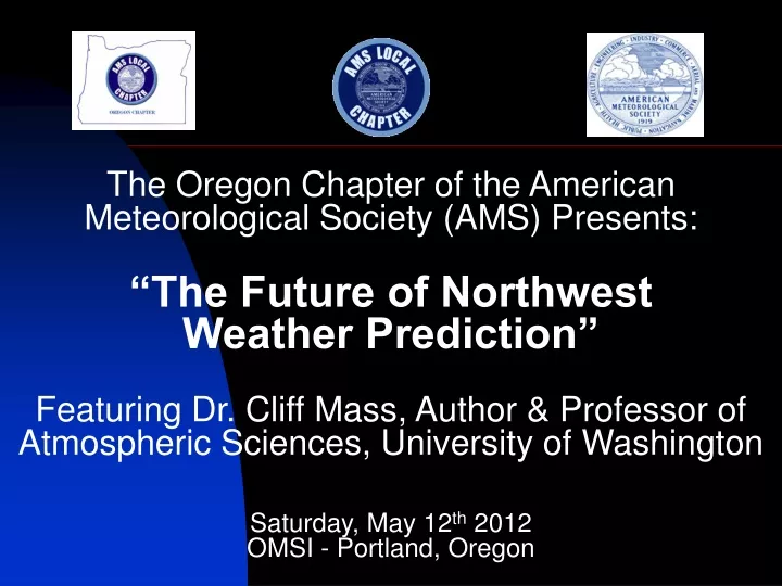 the oregon chapter of the american meteorological