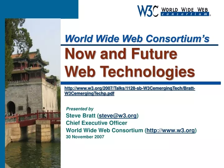 world wide web consortium s now and future