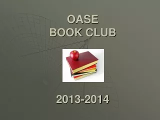 OASE BOOK CLUB 2013-2014
