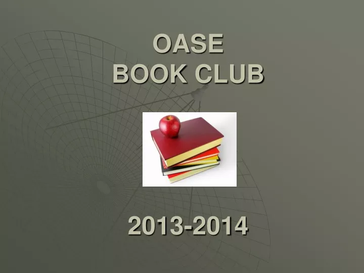oase book club 2013 2014