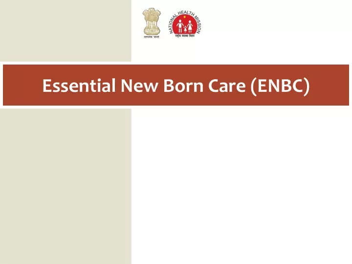 essential new born care enbc