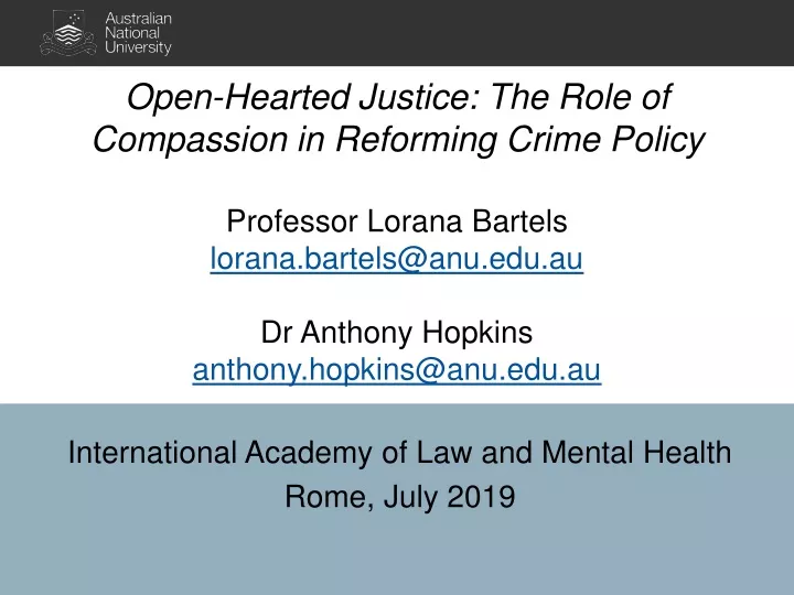 international academy of law and mental health rome july 2019