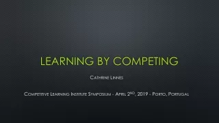 Learning by competing
