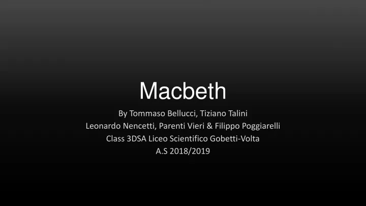 macbeth