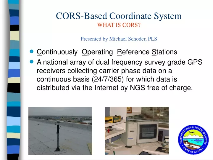 cors based coordinate system what is cors presented by michael schoder pls