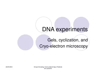 DNA experiments