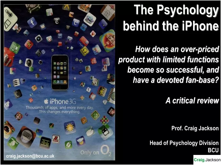 the psychology behind the iphone how does an over