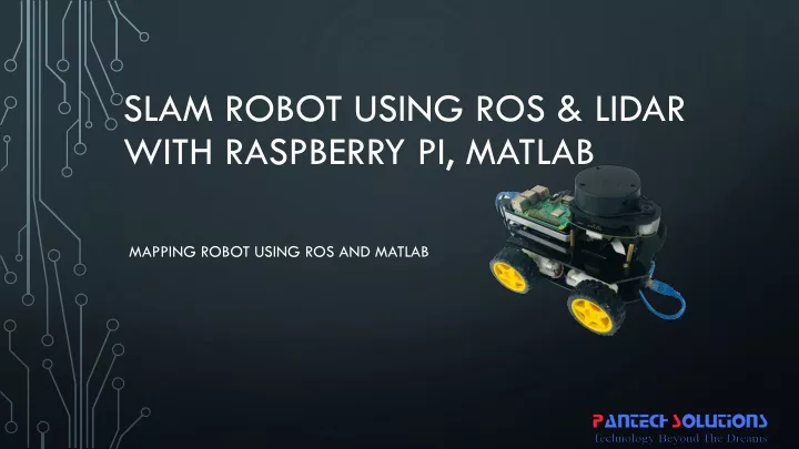 slam robot using ros lidar with raspberry pi matlab