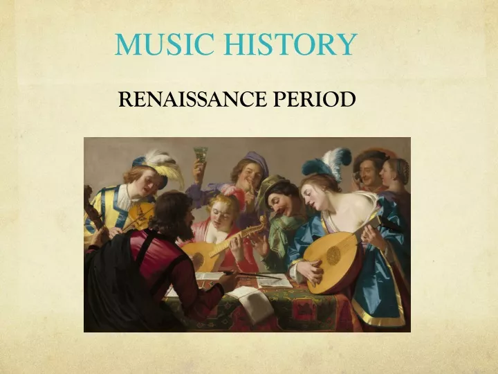 music history