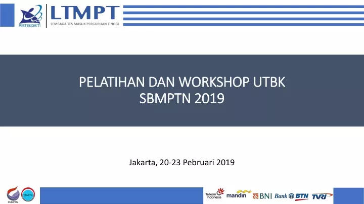 pelatihan dan workshop utbk sbmptn 2019