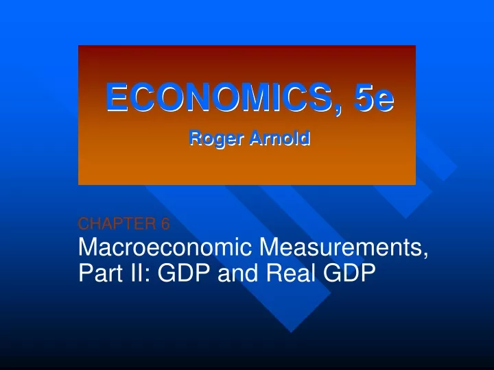 economics 5e roger arnold