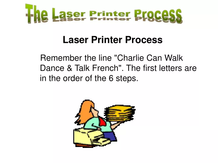 the laser printer process