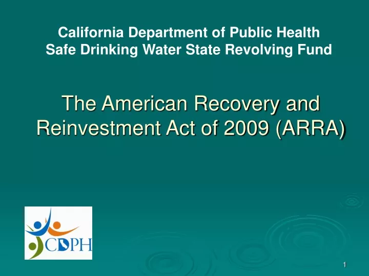 the american recovery and reinvestment act of 2009 arra