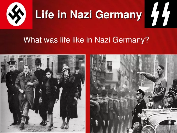 life in nazi germany