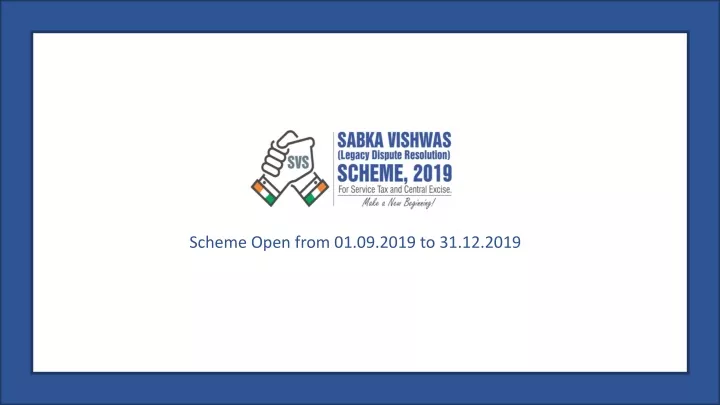 scheme open from 01 09 2019 to 31 12 2019