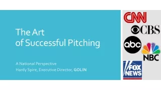 The Art  of Successful Pitching