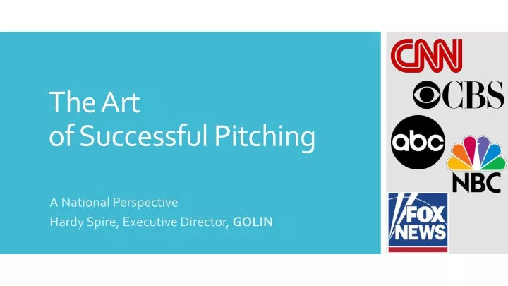 the art of successful pitching