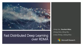 Fast Distributed Deep Learning over RDMA
