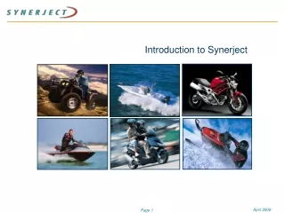 Introduction to Synerject