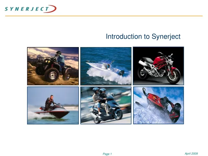 introduction to synerject