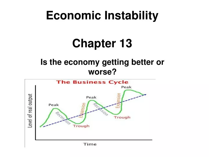 economic instability chapter 13