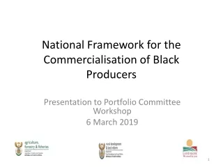 National Framework for the Commercialisation of Black Producers