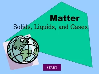 Matter Solids, Liquids, and Gases