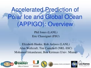 Accelerated Prediction of Polar Ice and Global Ocean (APPIGO): Overview