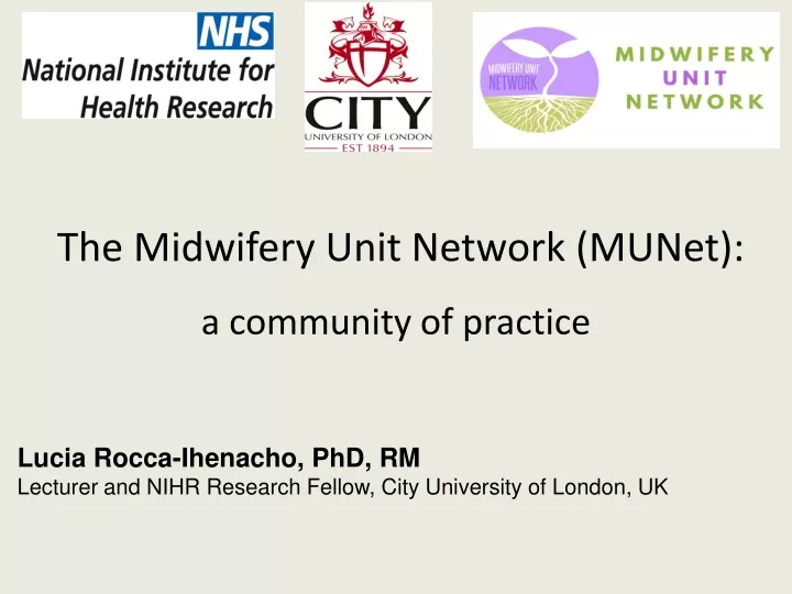 the midwifery unit network munet a community of practice