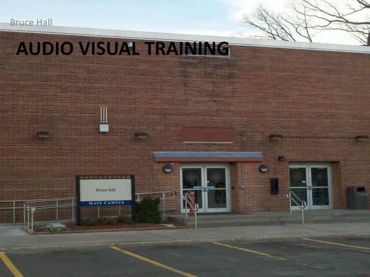 audio visual training