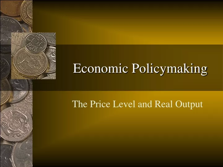 economic policymaking