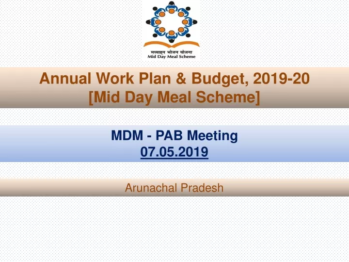 annual work plan budget 2019 20 mid day meal
